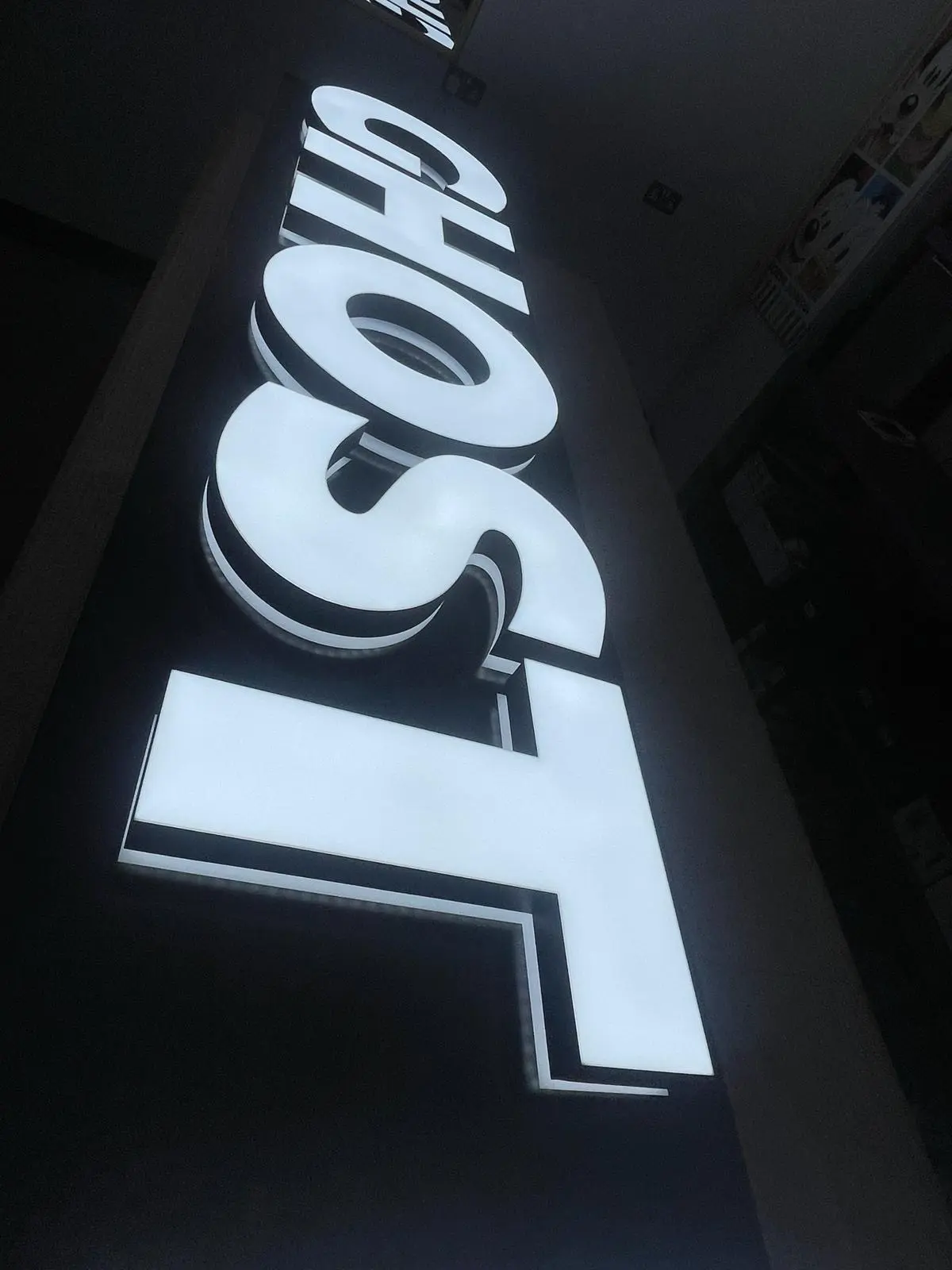 Precision-crafted 3D illuminated signage, creating a striking visual impact.