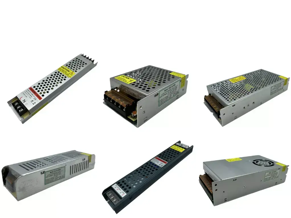 LED transformers and power supplies for signage