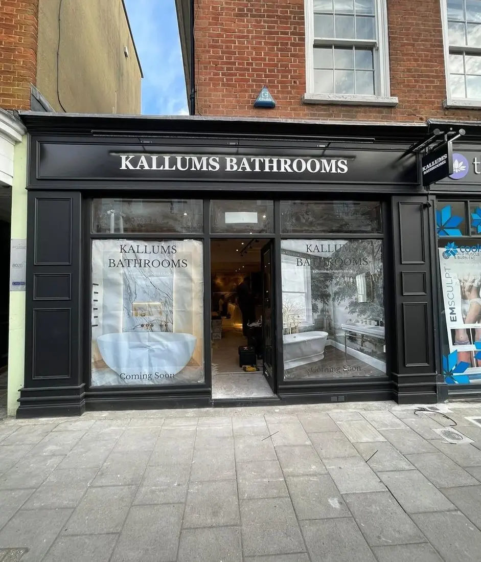 Budget Starter Pack Shop Signage – Affordable Flat Cut Vinyl Sign by Sign Architects Budget shopfront signage example for small businesses – Flat cut vinyl sign by Sign Architects (illustrative image)